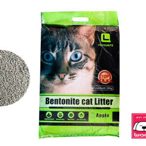 ARENA PARA GATO BENTONITE L FAVOURITE CAT LITTER 10 KG AROMA MANZANA