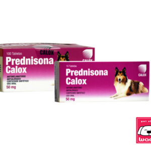 ANTIALÉRGICO PREDNISONA CALOX 50 mg – (CAJA 8 tab.)