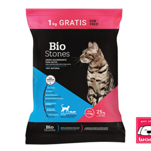 ARENA PARA GATO BIOSTONES MANZANA 25KG