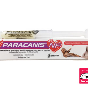 DESPARASITANTE PARACANIS NF2 ML SUSPENSION ORAL (Ivermectina,Praziquantel Y Pirantel)