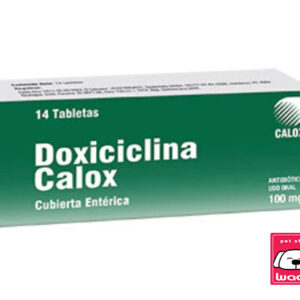 DOXICICLINA CALOX 14 TABLETAS  50 MG