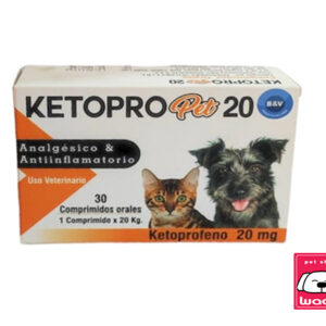 KETOPROPET 20 mg 30 TABLETAS (20mg  Ketoprofeno)