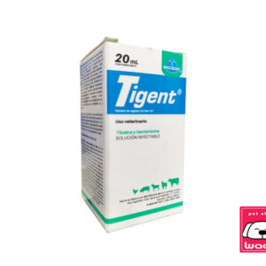 TIGENT IYECTABLE 20ML  (Tilosina y Gentamicina)