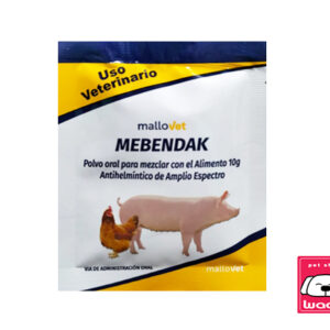 DESPARASITANTE MEBENDAZOL 8% MEBENDAK 10 G