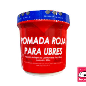 POMADA ROJA PARA UBRES DESINFLAMANTE  4 ONZ.