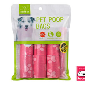 BOLSAS PARA DESECHOS ROSA  Nunbell  6 unidades