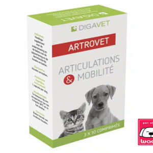 ARTROVET GLUCOSAMINA EN TABLETAS 30 tabletas PERRO Y GATO (Suplemento Articular para Perros con Artritis)