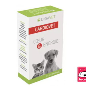 CARDIOVET  DIGAVET CAJA 30 TAB. PERRO Y GATO (fortalecer el sistema cardiovascular)